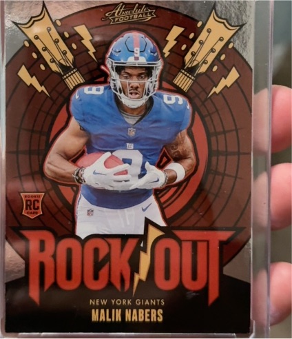 2024 Panini Absolute #RO-MNS Malik Nabers Rock Out — front