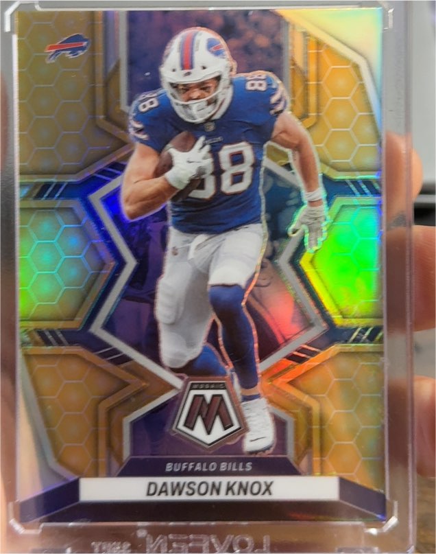 2022 Panini Mosaic Honeycomb #23 Dawson Knox — front