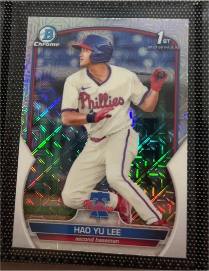 2023 Bowman Chrome #BCP-52 Hao Yu Lee — front
