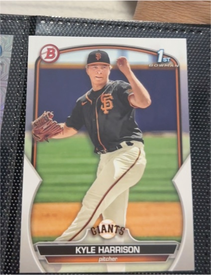 2023 Bowman #BP-93 Kyle Harrison — front