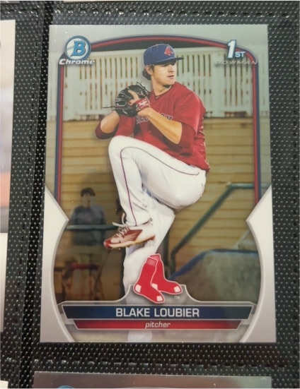 2023 Bowman Chrome #BCP-122 Blake Loubier — front