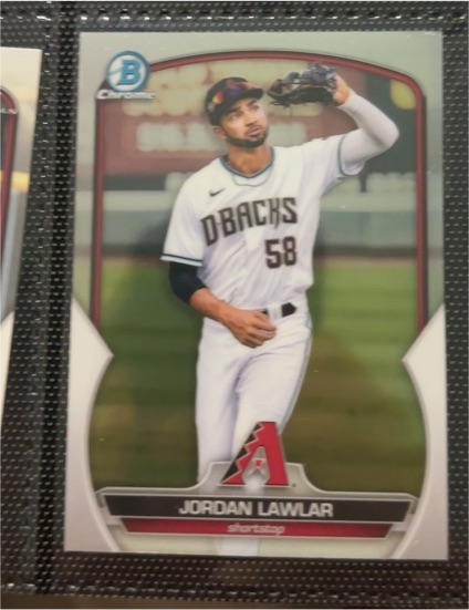 2023 Bowman Chrome #BCP-92 Jordan Lawlar — front