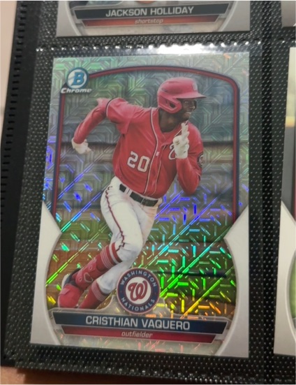 2023 Bowman Chrome #BCP-54 Cristhian Vaquero — front