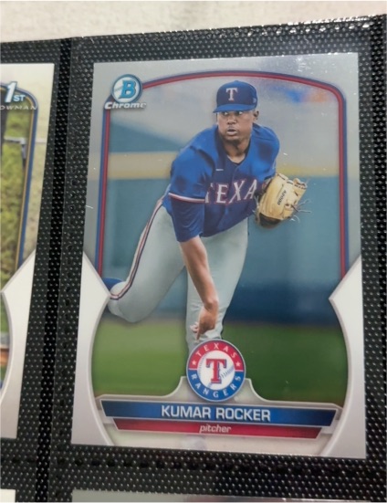 2023 Bowman Chrome Prospect #BCP-39 Kumar Rocker — front