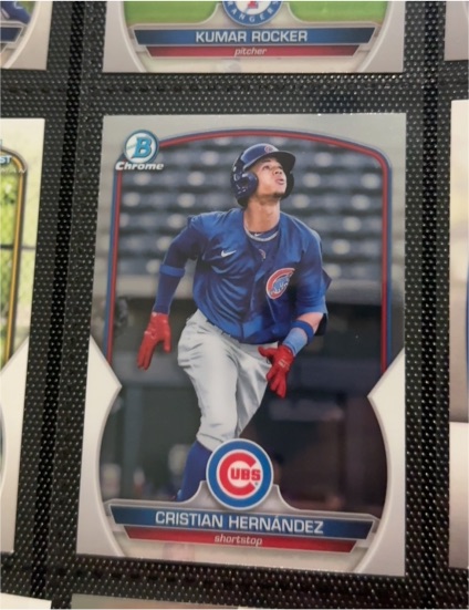 2023 Bowman Chrome Prospects #BCP-24 Cristian Hernandez — front