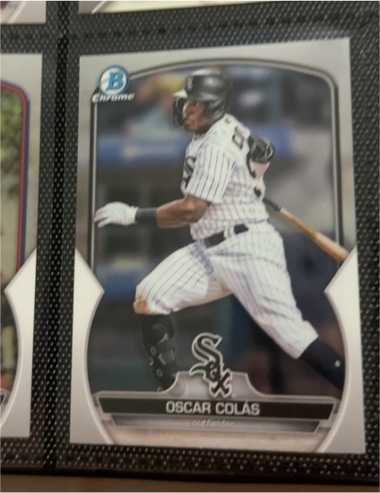 2023 Bowman Chrome #BCP-13 Oscar Colas — front