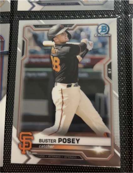 2021 Bowman Chrome #31 Buster Posey — front