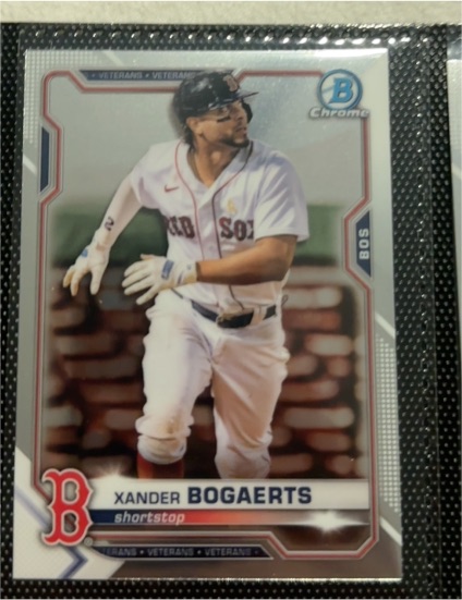 2021 Bowman Chrome #85 Xander Bogaerts — front
