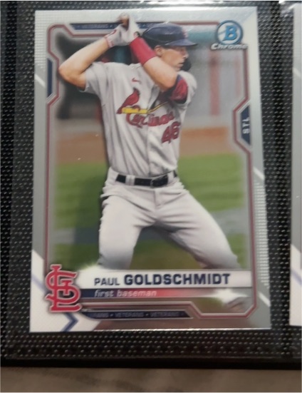 2021 Bowman Chrome #46 Paul Goldschmidt — front