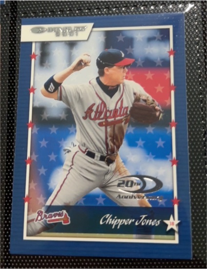 2001 Donruss #4 Chipper Jones — front