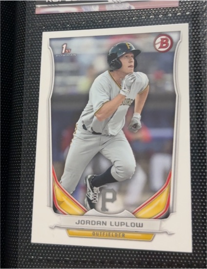 2014 Bowman Draft #DP100 Jordan Luplow — front