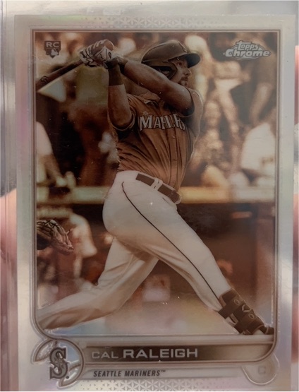 2022 Topps Chrome #149 Cal Raleigh — front