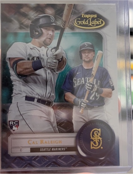 2022 Topps Gold Label #7 Cal Raleigh — front