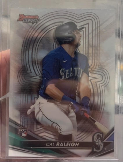 2022 Bowman's Best #6 Cal Raleigh — front