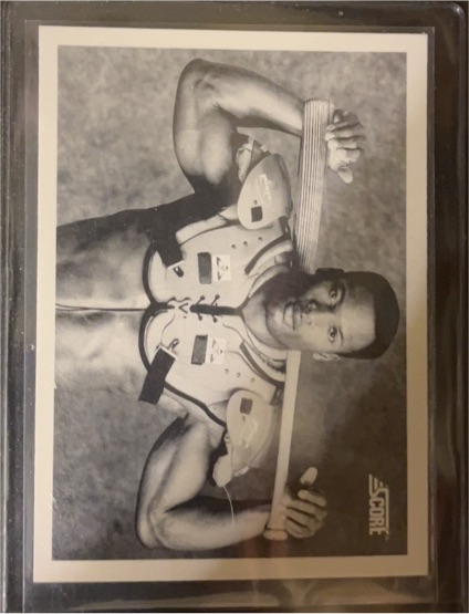 1990 Score #697 Bo Jackson — front