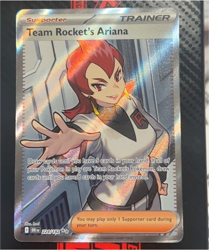 2023 Pokémon Scarlet & Violet Destined Rivals #224 Team Rocket's Ariana — front
