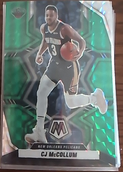 2021-22 Panini Mosaic #5 CJ McCollum — front