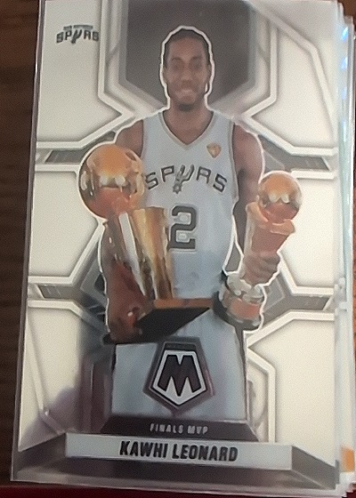 2021-22 Panini Mosaic Finals MVPs #300 Kawhi Leonard — front