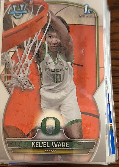 2022-23 Bowman University Chrome #68 Kel'el Ware — front
