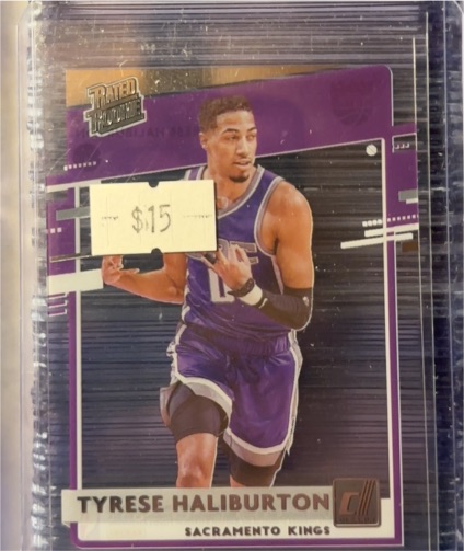 2020-21 Panini Donruss Clearly #75 Tyrese Haliburton — front
