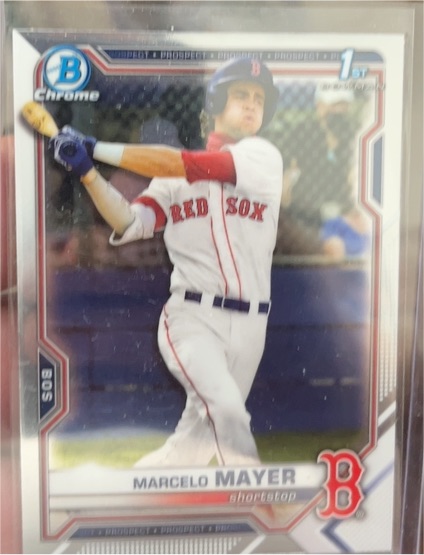 2021 Bowman Draft Chrome #BDC-174 Marcelo Mayer — front