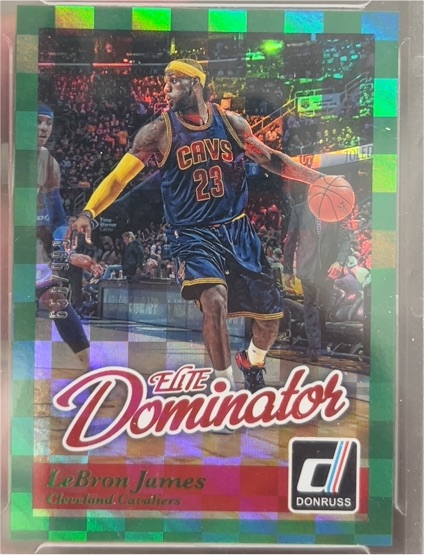 2014-15 Donruss Elite Dominator #37 LeBron James — front
