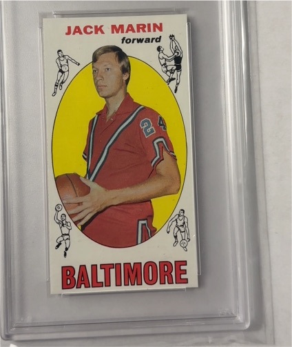 1969 Topps Basketball #26 Jack Marin — front