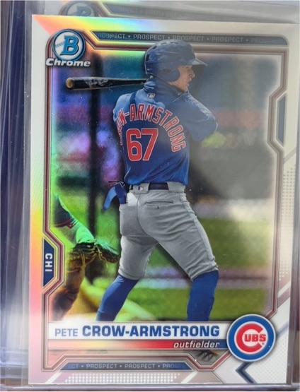 2021 Bowman Draft Chrome #BDC-12 Pete Crow-Armstrong — front
