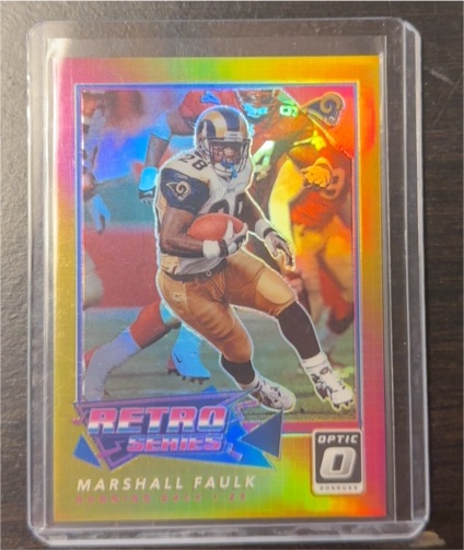2022 Donruss Optic Retro Series #RS-8 Marshall Faulk — front