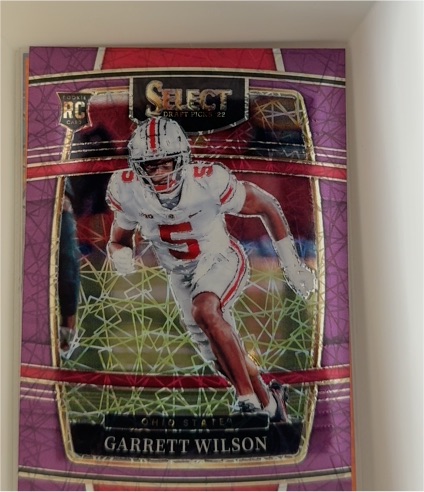 2022 Panini Select Draft Picks #4 Garrett Wilson — front