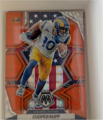 2022 Panini Mosaic #262 Cooper Kupp National Pride Orange — front