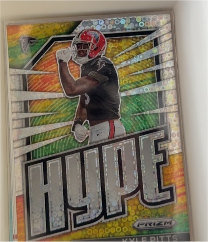 2022 Panini Prizm #H-8 Kyle Pitts Hype Prizms No Huddle — front