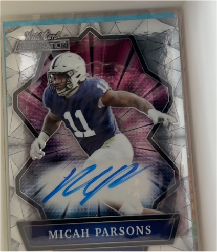2021 Wild Card Alumination #ABC-17 Micah Parsons — front
