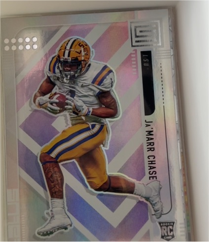 2021 Panini Chronicles Draft Picks Status #162 Ja'Marr Chase — front