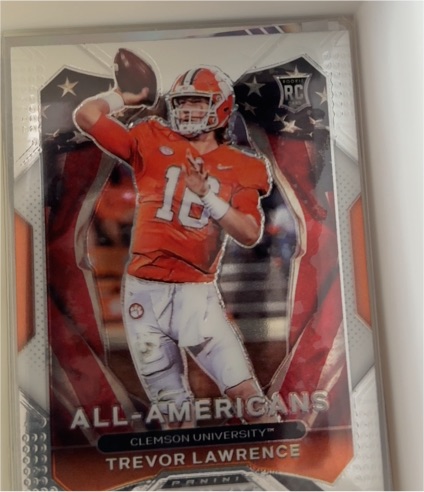 2021 Panini Prizm Draft Picks #181 Trevor Lawrence All-Americans — front