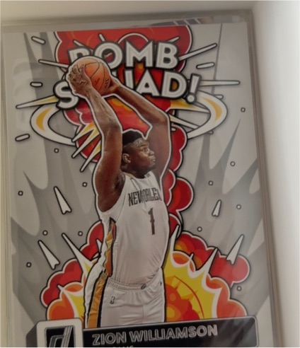 2022-23 Panini Donruss Bomb Squad #7 Zion Williamson — front