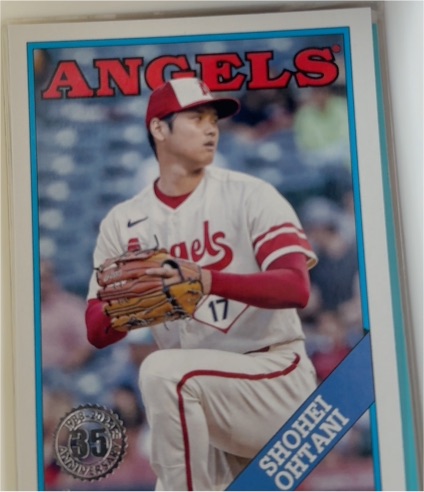 2023 Topps Series 1 1988 Topps Baseball #T88-66 Shohei Ohtani — front
