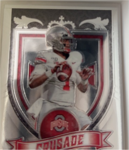 2021 Panini Prizm Draft Picks Crusade #163 Justin Fields — front