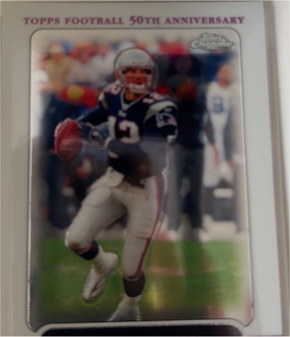 2005 Topps Chrome #46 Tom Brady — front