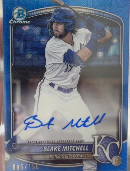 2025 Bowman Chrome #BMA-BMI Blake Mitchell — front