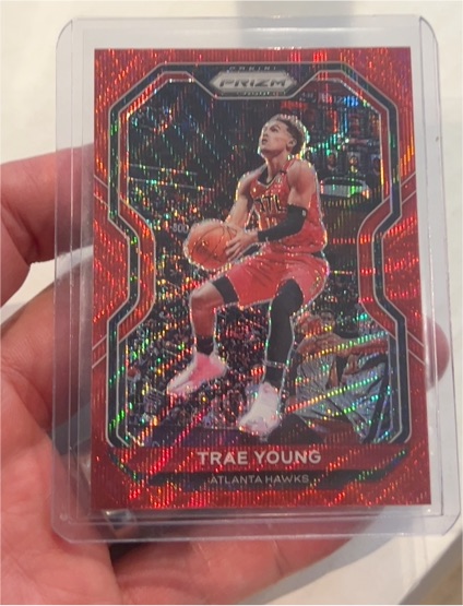 2020-21 Panini Prizm #220 Trae Young — front