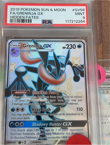 2019 Pokémon Sun & Moon #SV56 Greninja GX — front