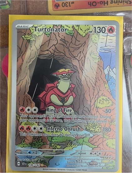 2024 Pokémon Scarlet & Violet Stellar Crown #146/142 Turtonator — front