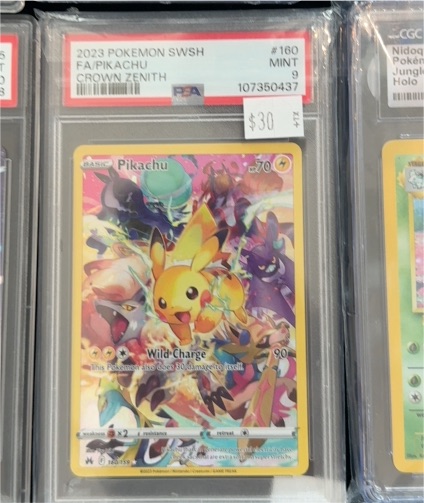2023 Pokémon SWSH #160 Pikachu Crown Zenith — front