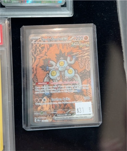 2025 Pokémon Prismatic Evolutions #159 Sandy Shocks ex — front