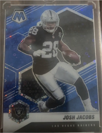 2021 Panini Mosaic #107 Josh Jacobs — front