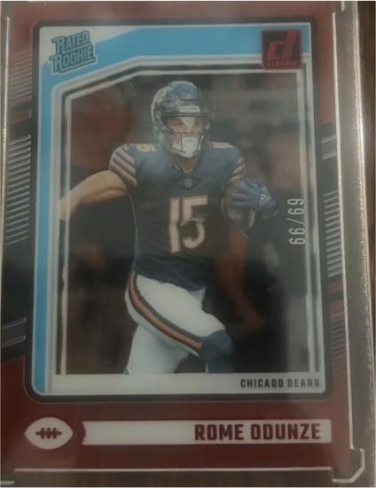 2024 Panini Donruss Clearly #309 Rome Odunze — front