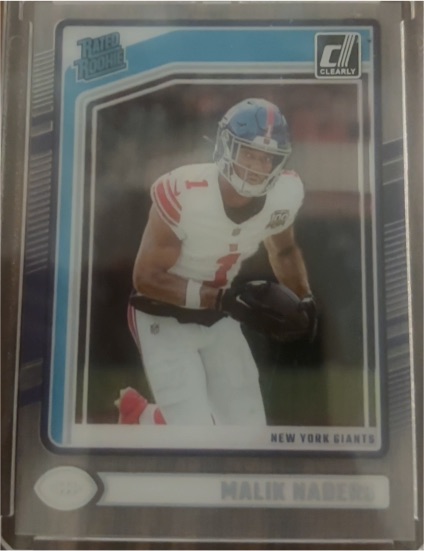 2024 Panini Clearly Donruss #55 Malik Nabers — front