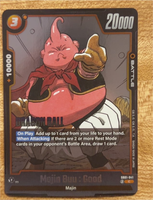 Dragon Ball Super Fusion World #SB01-041 Majin Buu : Good — front