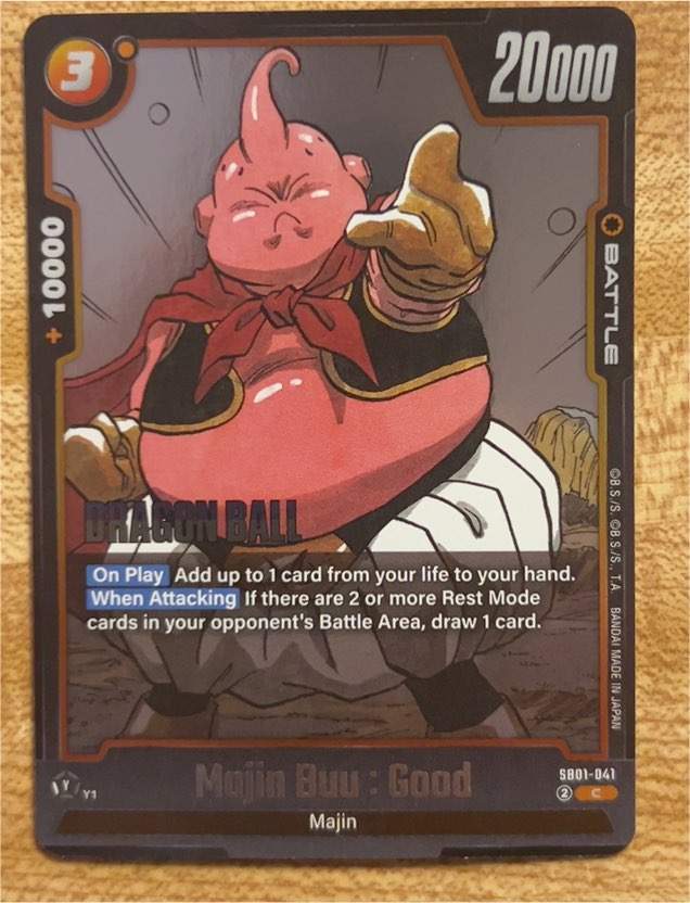 Dragon Ball Super Fusion World #SB01-041 Majin Buu : Good — front
